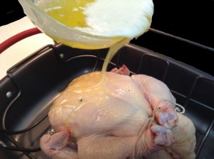 buttering chicken